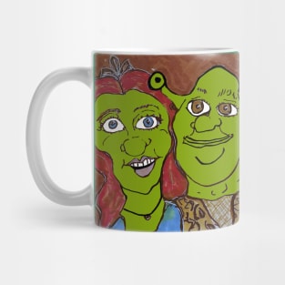 Shrek and Princess Fiona Mug